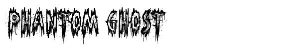 Phantom Ghost font preview